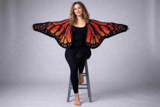 Crochet Monarch Butterfly Cardigan Pattern