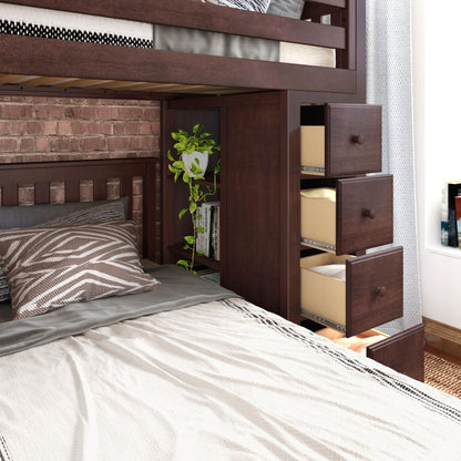 Ambire - L-Shaped Bunk Bed with Integrated Desk and Storage