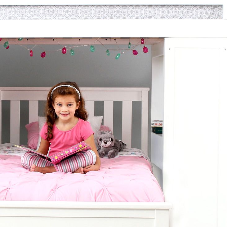 Ambire - L-Shaped Twin Over Full Bunk Bed with Desk