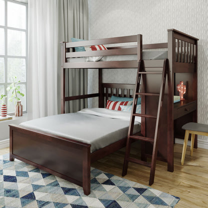 Ambire - L-Shaped Twin Over Full Bunk Bed with Desk
