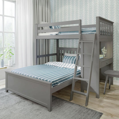 Ambire - L-Shaped Twin Over Full Bunk Bed with Desk