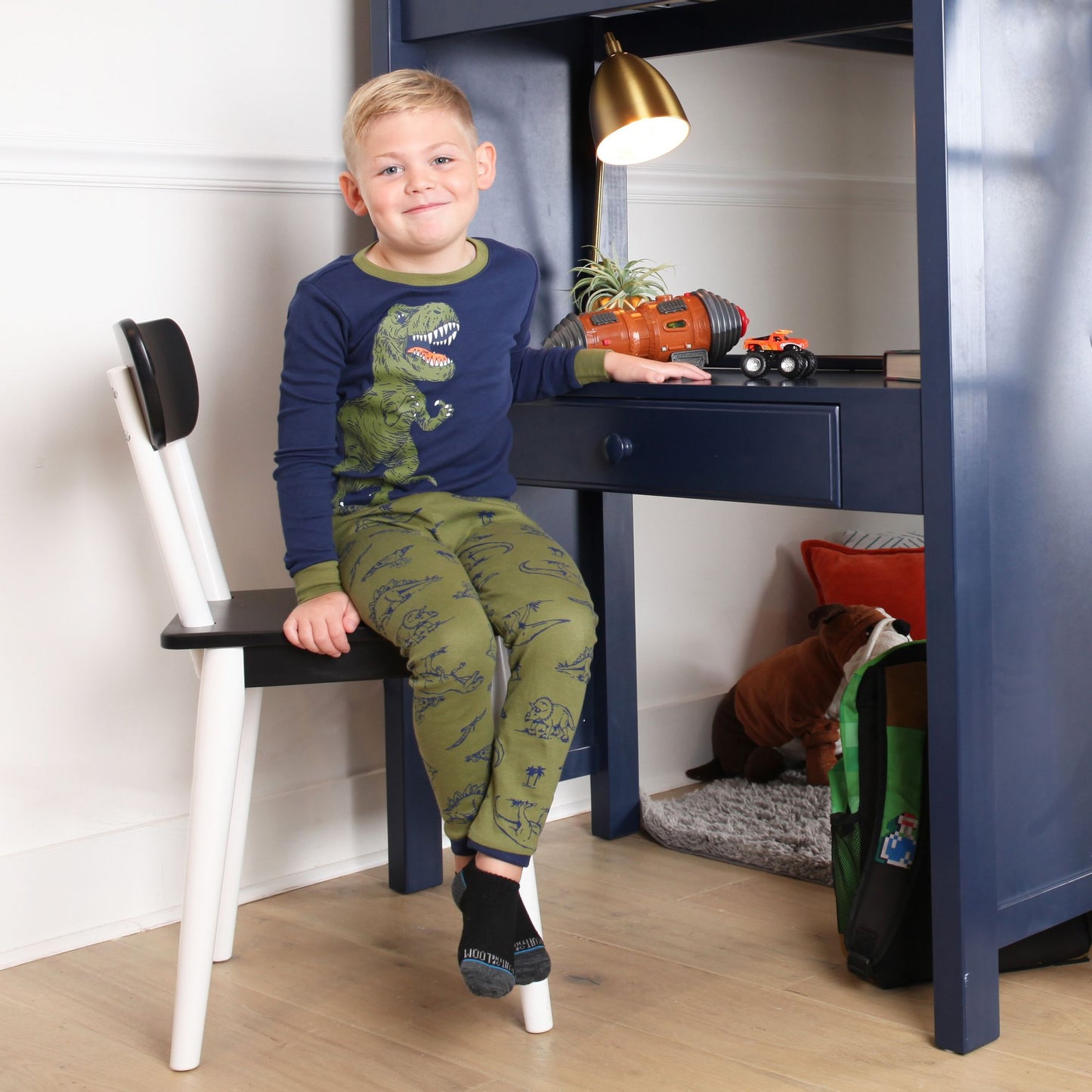 Ambire - L-Shaped Twin Over Full Bunk Bed with Desk