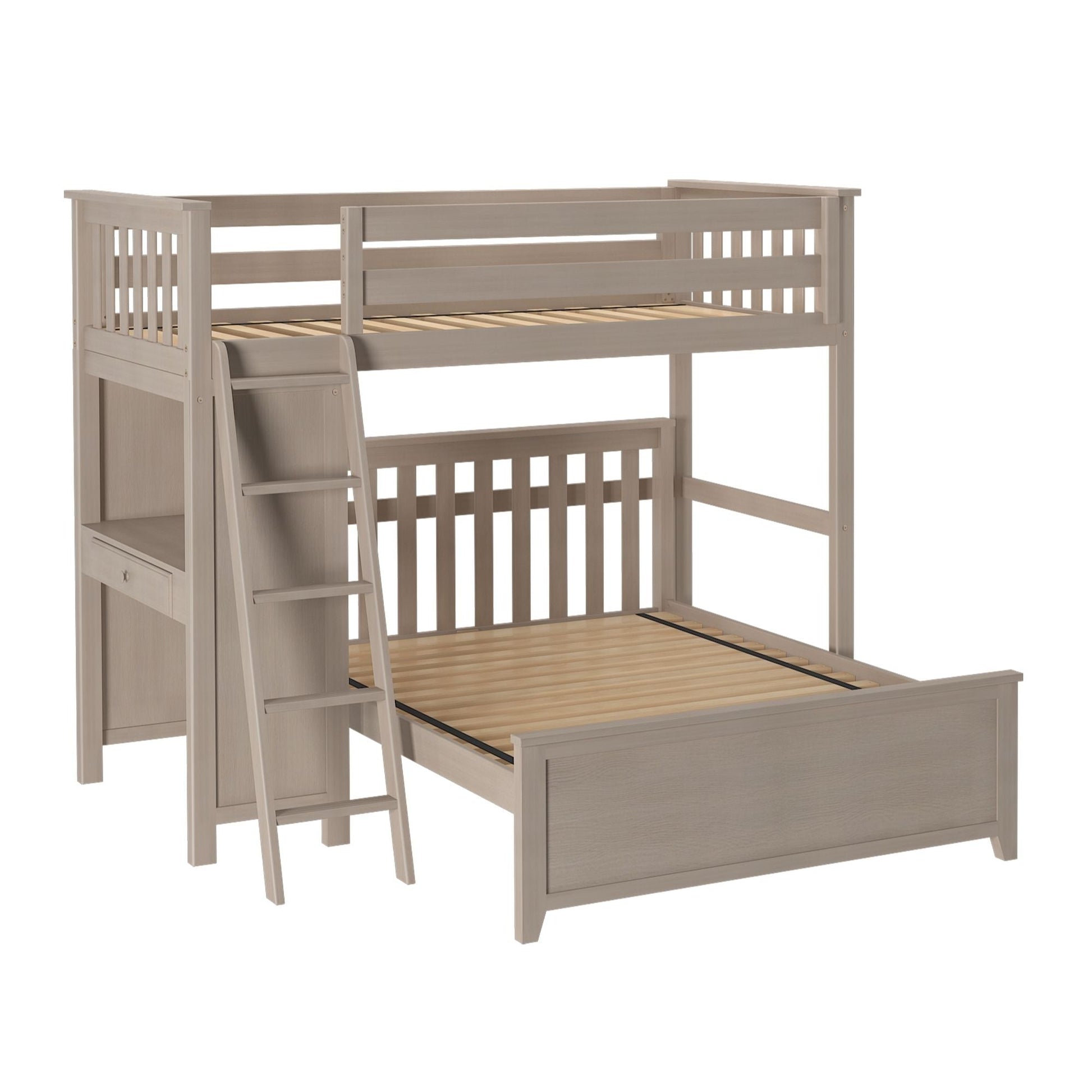 Ambire - L-Shaped Twin Over Full Bunk Bed with Desk
