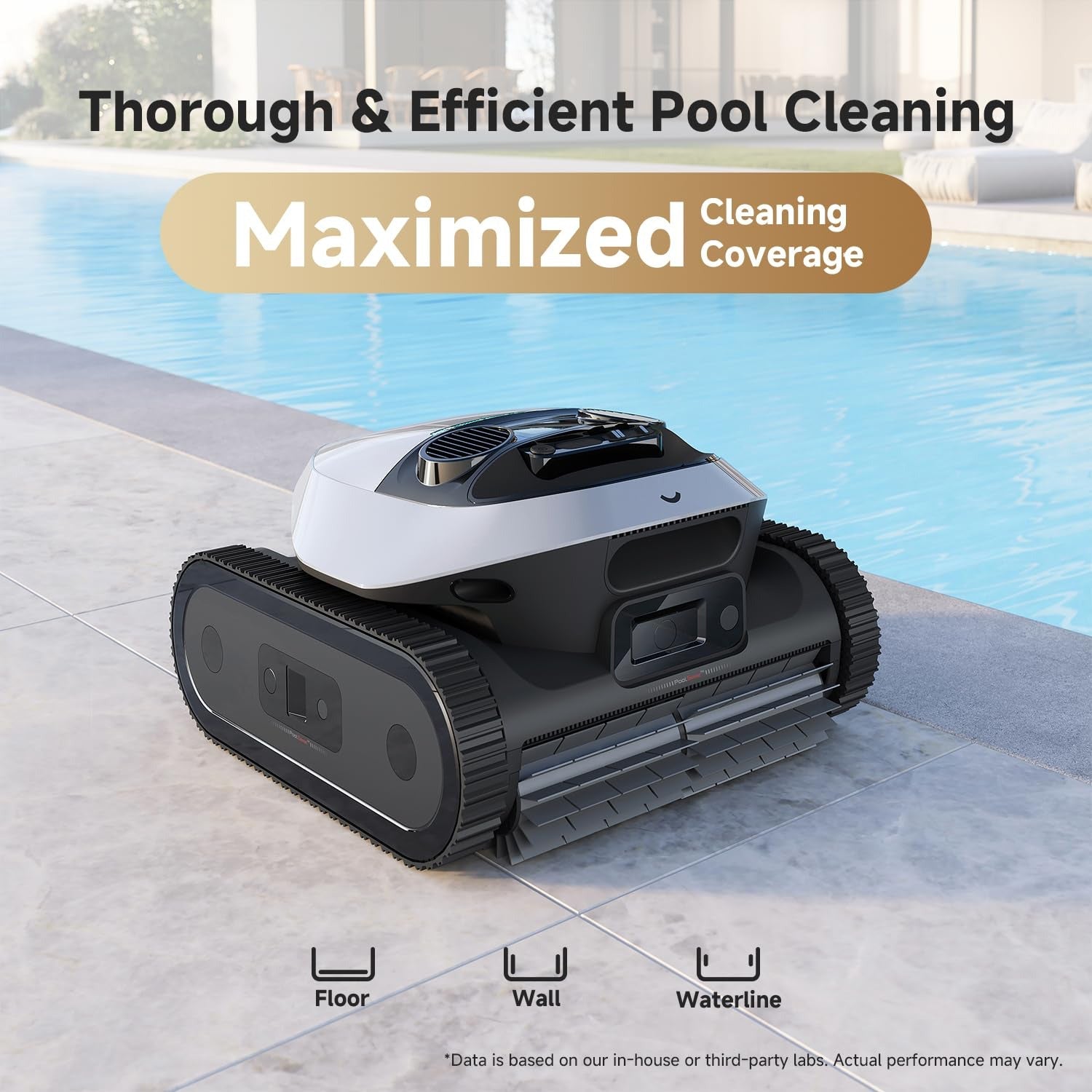 Dreame Z1 Pro Cordless Robotic Pool Cleaner - Floor, Wall & Waterline Cleaning