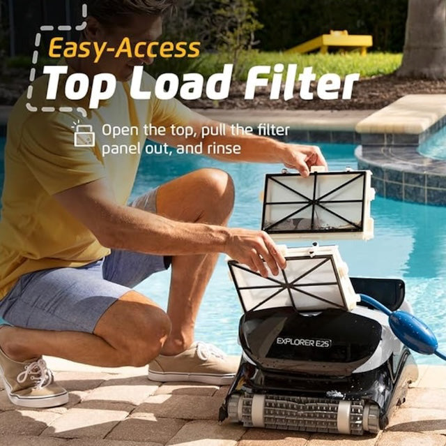 Dolphin Explorer E25 Wi-Fi Robotic Pool Vacuum Cleaner - Automatic Floor & Wall