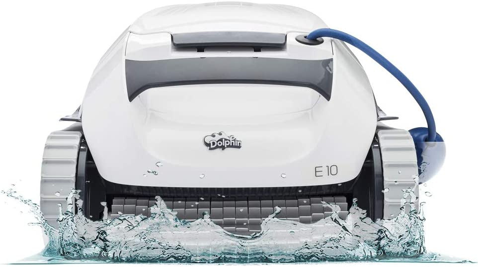 Maytronics Dolphin E10 Robotic Pool Cleaner - Above-Ground Pool Floor & Cove Cleaning