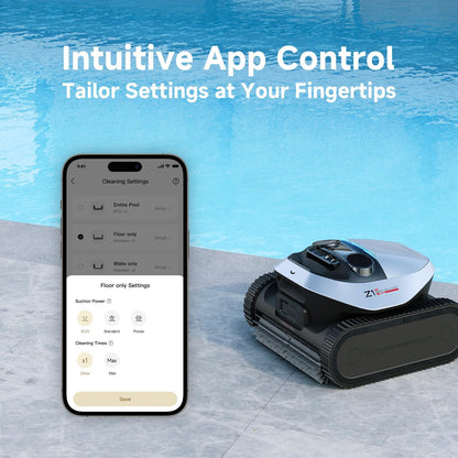Dreame Z1 Pro Cordless Robotic Pool Cleaner - Floor, Wall & Waterline Cleaning