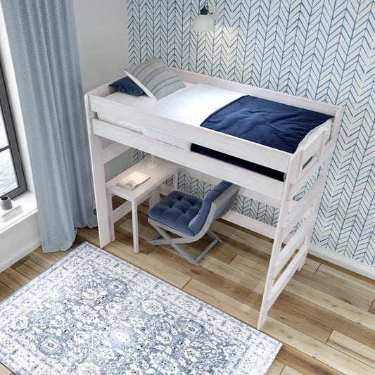 Ambire - Twin High Loft Bed With Integrated Desk