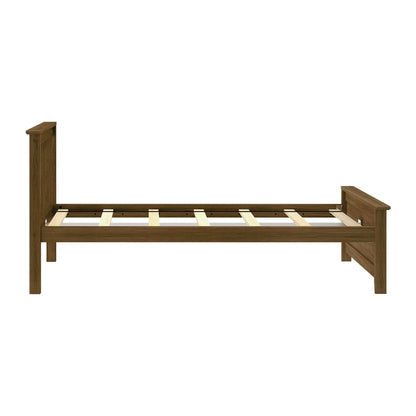 Ambire - Classic Solid Wood Slatted Twin Bed