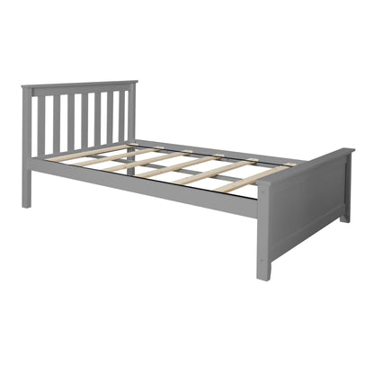 Ambire - Classic Solid Wood Slatted Twin Bed