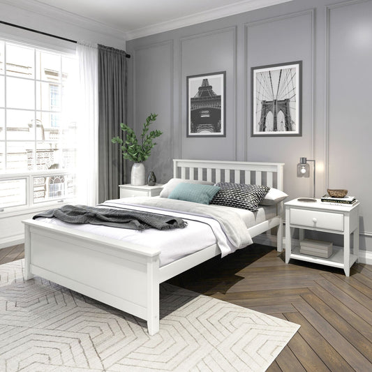 Ambire - Classic Solid Wood Full Bed