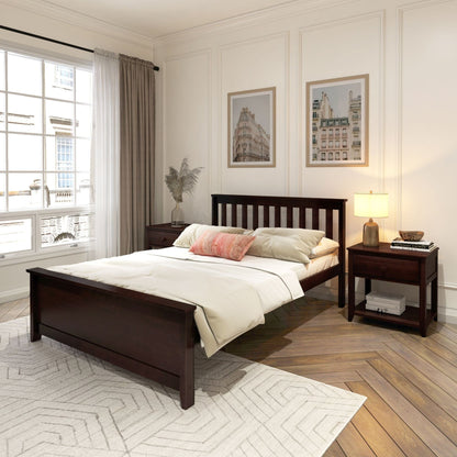 Ambire - Classic Solid Wood Full Bed