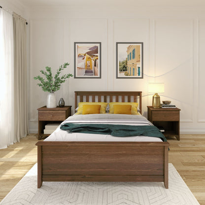 Ambire - Classic Solid Wood Full Bed