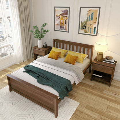 Ambire - Classic Solid Wood Full Bed