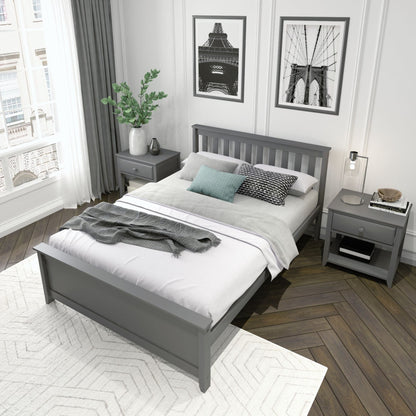 Ambire - Classic Solid Wood Full Bed