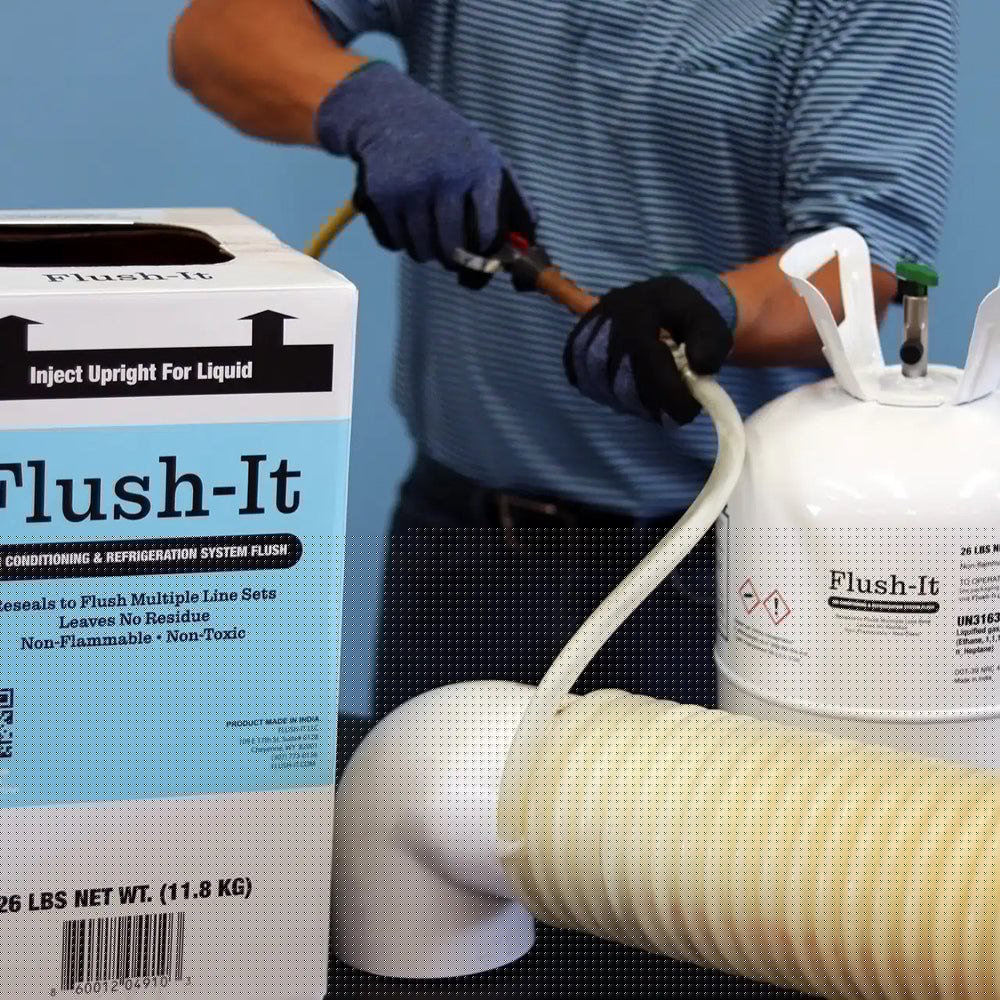 AC System Line Set Flush Kit for HVAC Maintenance